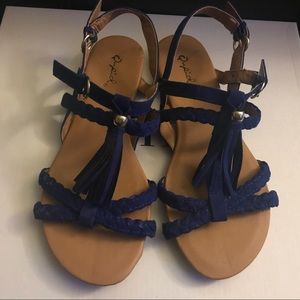 Blue Sandals